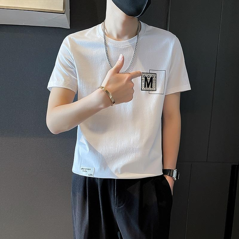 트렌디한 남성 반팔 상의 여름 한국 스타일 시원한 스트 - Korean Men Lifestyle 리뷰 및 가격